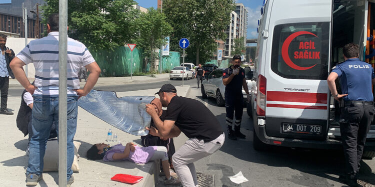 Kağıthane'de trafik kazası; 5 yaralı