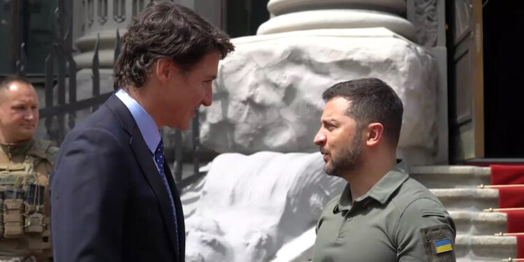 Kanada Başbakanı Trudeau, Kiev’de