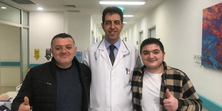 Nefes darlığı yaşayan Recep, sağlığına kavuştu