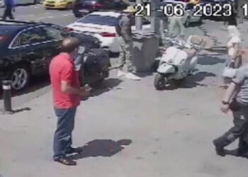 Oyuncu Görkem Sevindik'in kaza anı kamerada