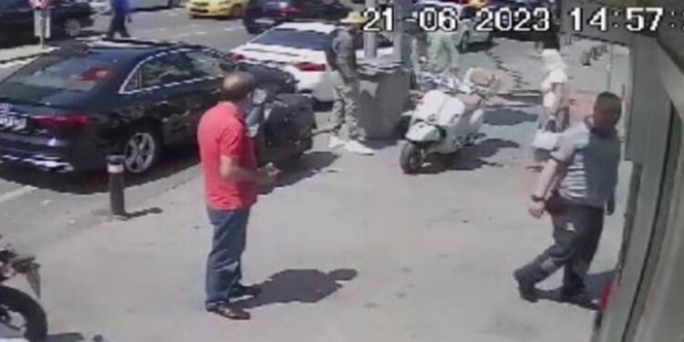 Oyuncu Görkem Sevindik'in kaza anı kamerada