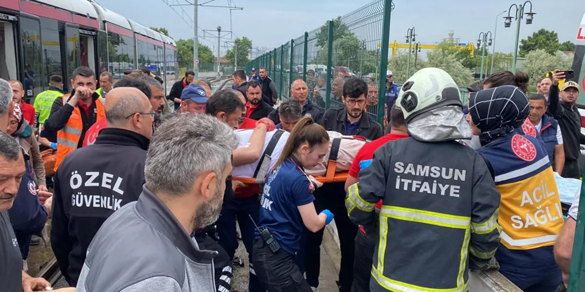 Samsunda tramvay kazasi cok sayida yarali varer - öne çıkan - haberton