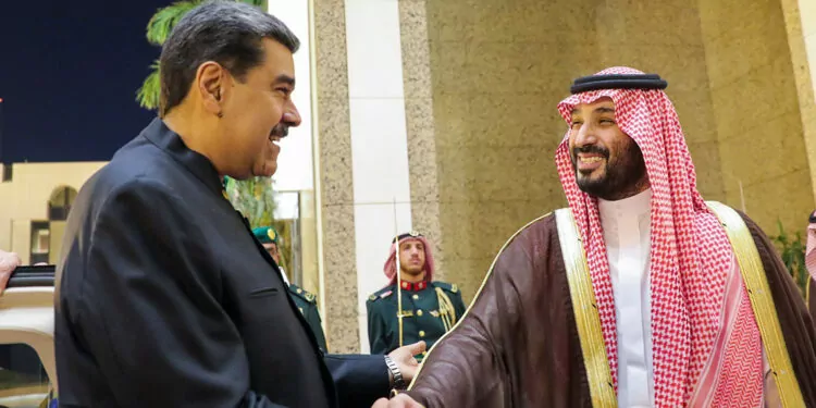 Venezuela cumhurbaşkanı, suudi arabistan’da