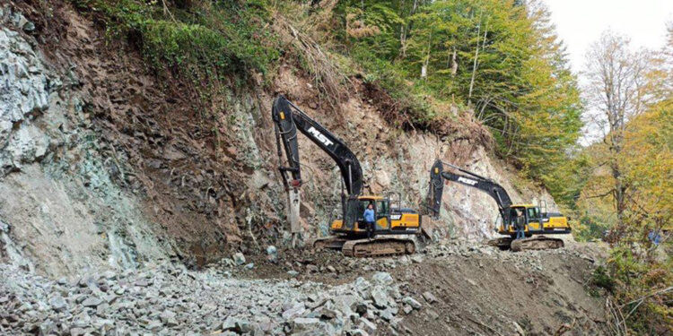 Yangına hızlı müdahale için yeni orman yolu