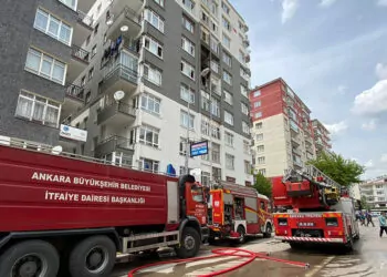 Yenimahalle'de apartmanda yangın; 1 kişi öldü