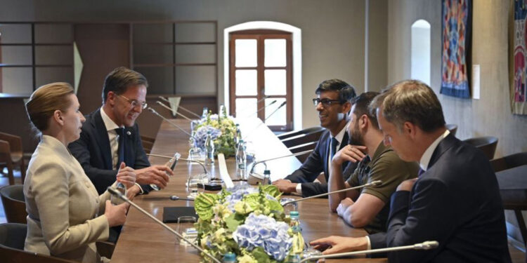 Zelenski, Avrupa ülkelerinin liderleriyle görüştü