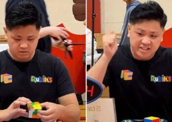 Rubik Küpü'nü 3.13 saniyede çözdü