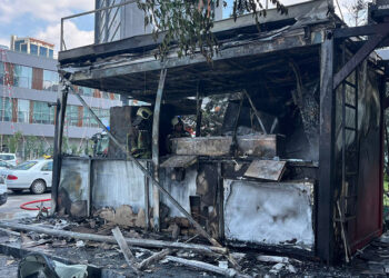 Ankara'da köftecide yangın