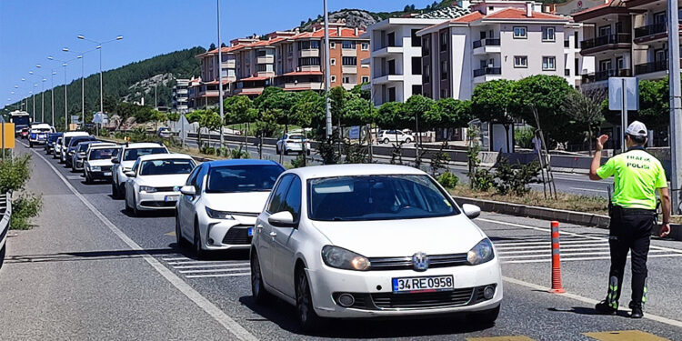 Bodrum'a 60 bin araç girişi oldu