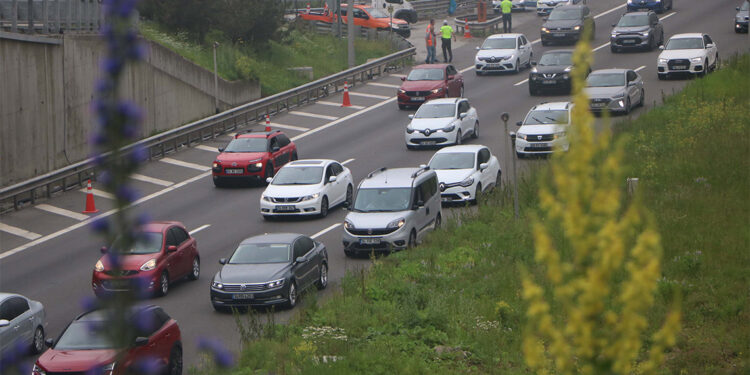 Bolu Dağı Tüneli'nde akıcı yoğunluk