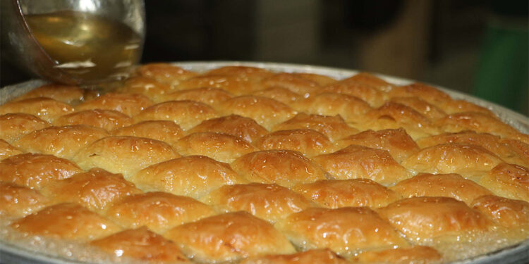 Gaziantep'te baklavacılar mesaide