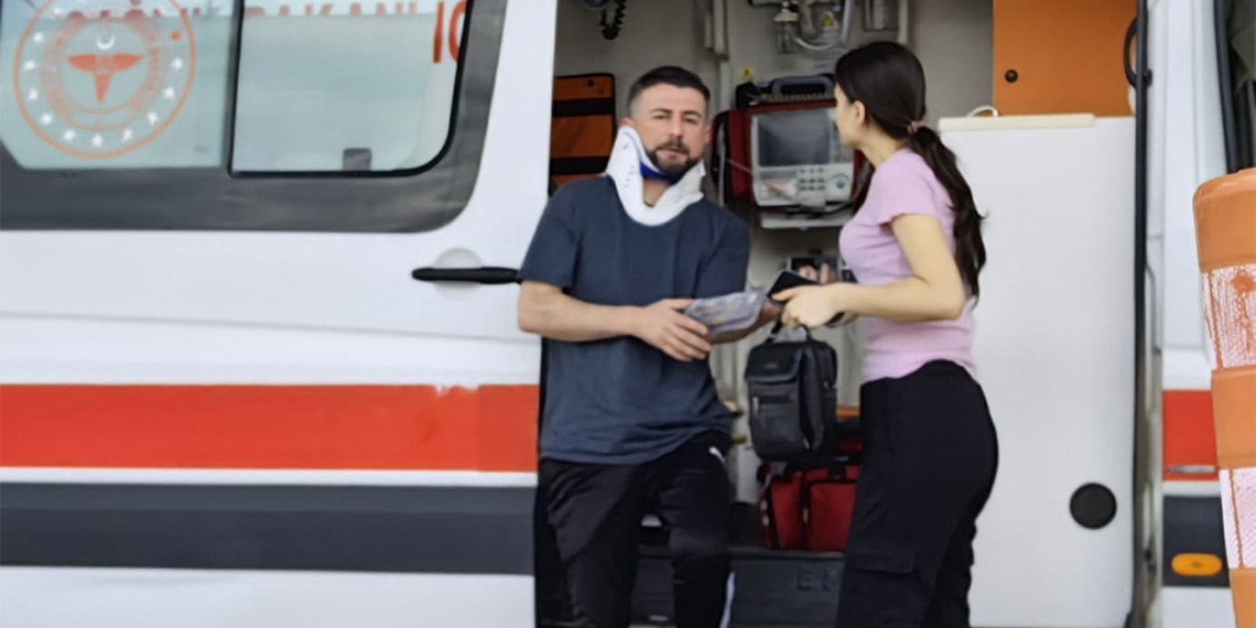 İnegölspor'un Başkanı Osman Sevim kaza geçirdi