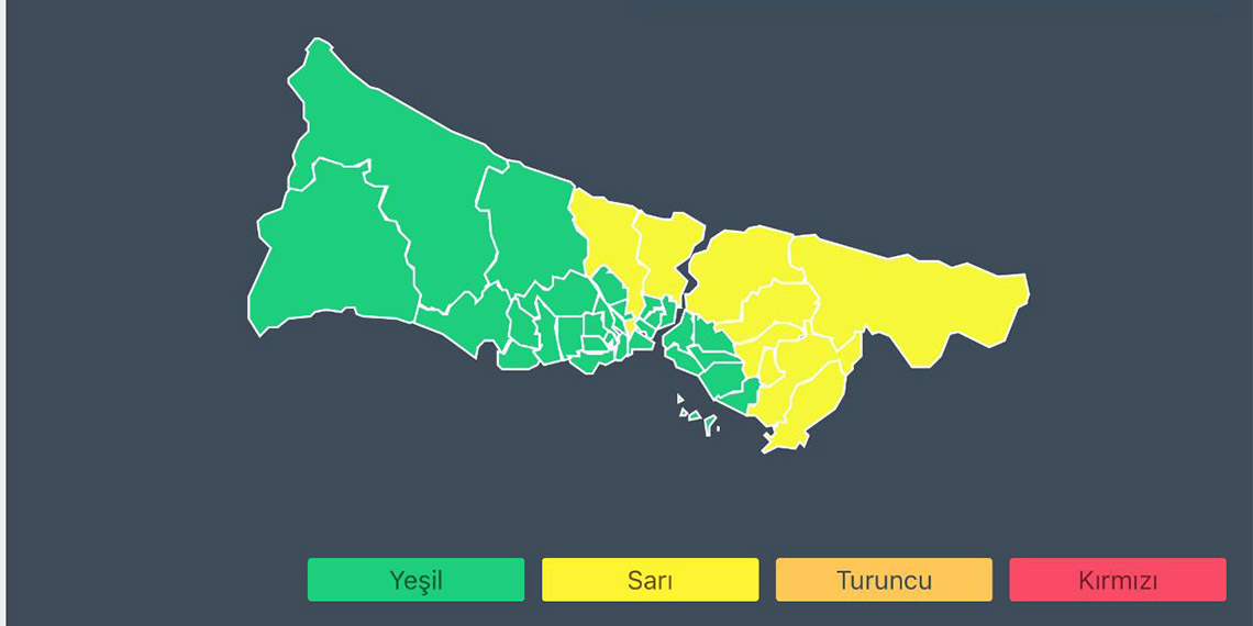 İstanbul'da sağanak yağış uyarısı