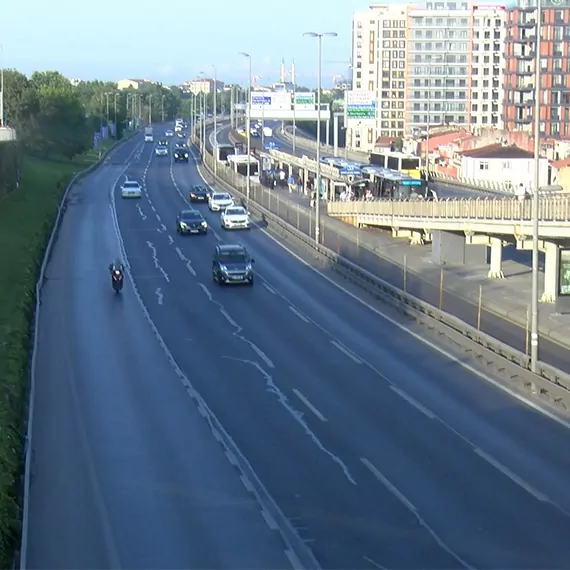 İstanbul'da yollar boş kaldı