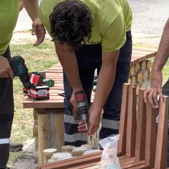 Karlıktepe Mahallesi'ndeki açık alanlar yeniden tasarlanıyor