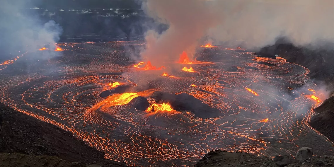 Kilauea yanardağında patlama