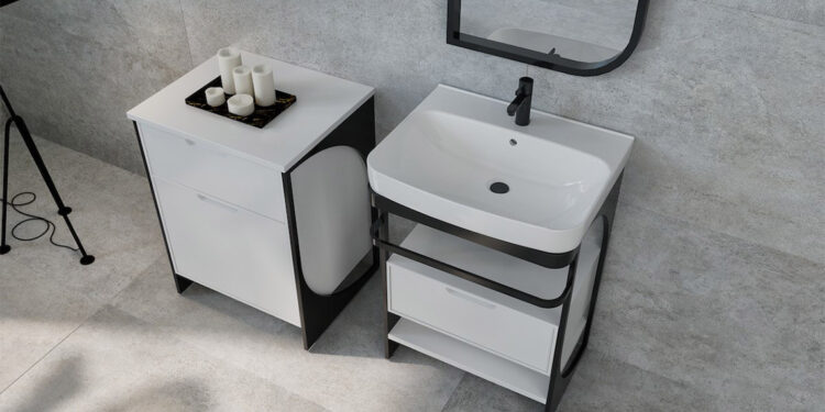 Küçük banyolara minimalist çözümler