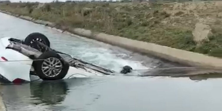 Kurbanlık almaya giderken sulama kanalına uçan araçta 3 kişi öldü