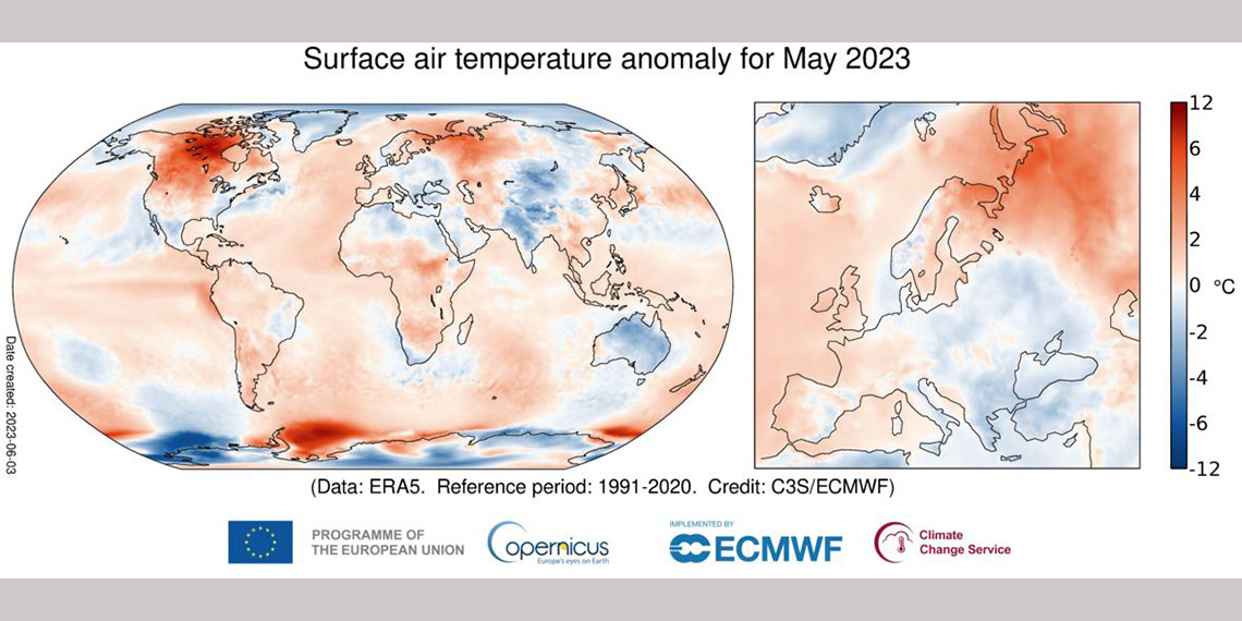 2023 Mayıs ayı kayıtlara geçen en sıcak ay oldu