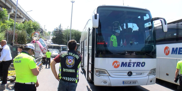 Bayram öncesi yolcu otobüslerinde denetim