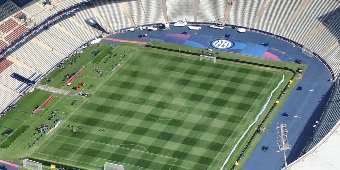 Atatürk Olimpiyat Stadı'nda oynanacak Avrupa futbolunun kulüpler bazındaki en büyük organizasyonu öncesinde hazırlıklar tamamlandı.