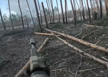 Ukraynalı askerlerle çatışma görüntüleri yayınladı