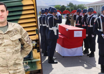 Şehit Aydın Ceylan'ın cenazesi Çanakkale'ye uğurlandı