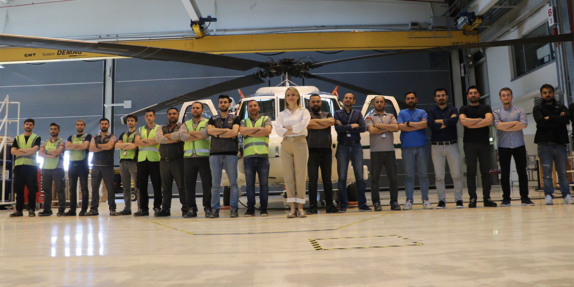 Türk Havacılık Uzay Sanayii A.Ş'de (TUSAŞ) tasarım mühendisi Duygu Barın, Emniyet Genel Müdürlüğü, Jandarma Genel Komutanlığı, Kara Kuvvetleri Komutanlığı, Hava Kuvvetleri Komutanlığı, Özel Kuvvetler Komutanlığı ve Orman Genel Müdürlüğü için üretilen T-70 helikopterlerin başmühendisi olarak görev aldı.