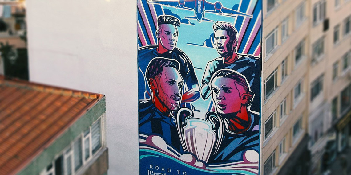 THY UEFA Şampiyonlar Ligi'nin yarın Atatürk Olimpiyat Stadı'nda gerçekleşecek Manchester City-Inter finali öncesinde iletişim çalışmalarını sürdürüyor.