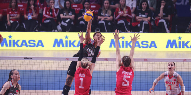 A Milli Kadın Voleybol Takımı Sırbistan'ı mağlup etti
