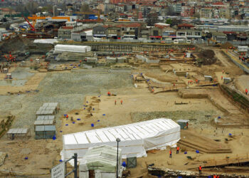 Yenikapı batıklarında arkeolojik duraklama