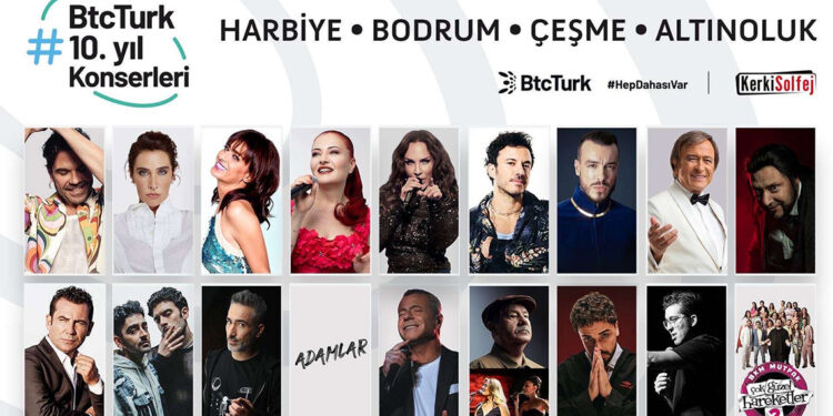 ‘BtcTurk 10'uncu Yıl Konserleri’ başlıyor