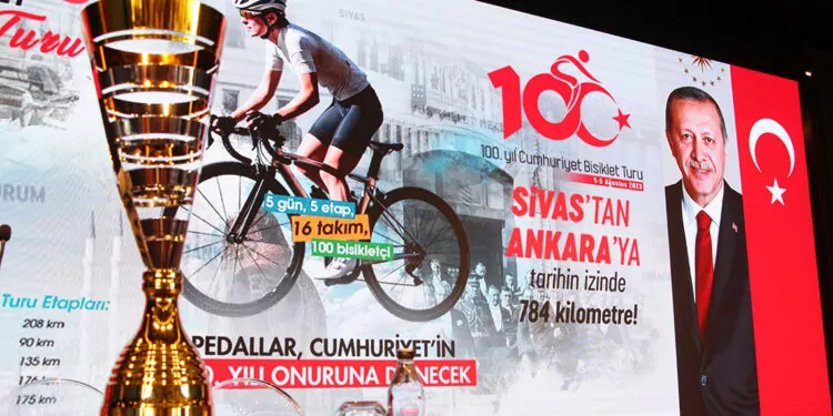 100. Yıl cumhuriyet bisiklet turu'nun lansmanı yapıldı