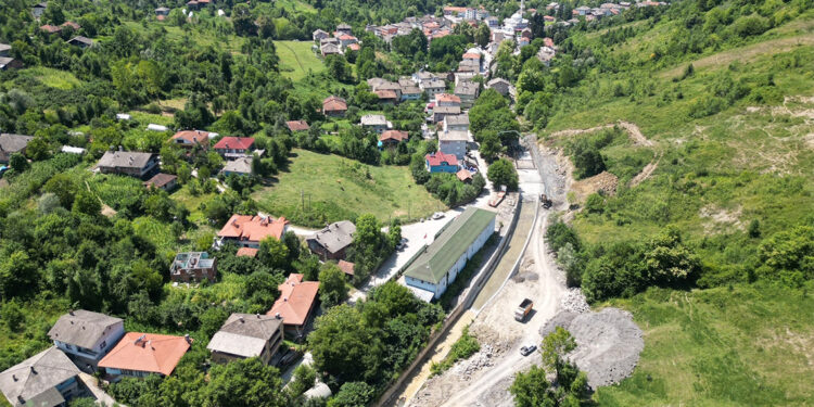 2 kez taşkına uğrayan belde tersip bendiyle korundu