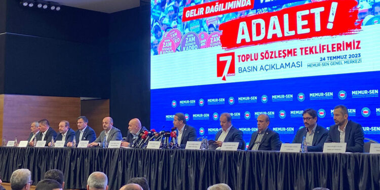 2 yıl için yüzde 110 maaş artışı talep ediyoruz