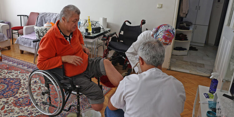 Çankaya Belediyesi evde sağlık hizmeti veriyor