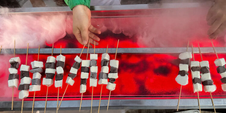 Adana'da sıcakta 'dondurma kebap'