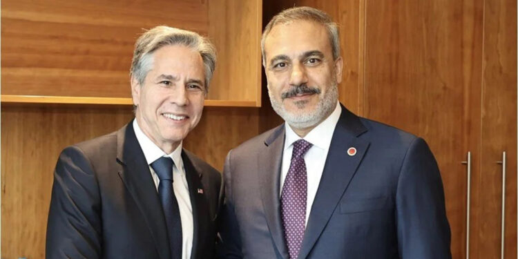 Bakan Fidan ABD'li mevkidaşıyla görüştü