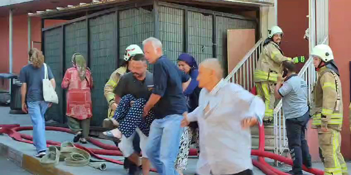 Bakırköy Dr. Sadi Konuk Eğitim ve Araştırma Hastanesi'nde yangın