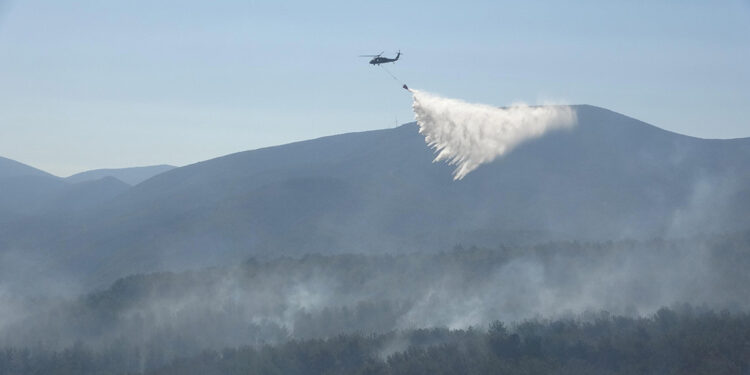 Çanakkale'deki orman yangınında 3'üncü gün
