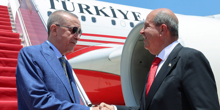 Cumhurbaşkanı Erdoğan KKTC’de