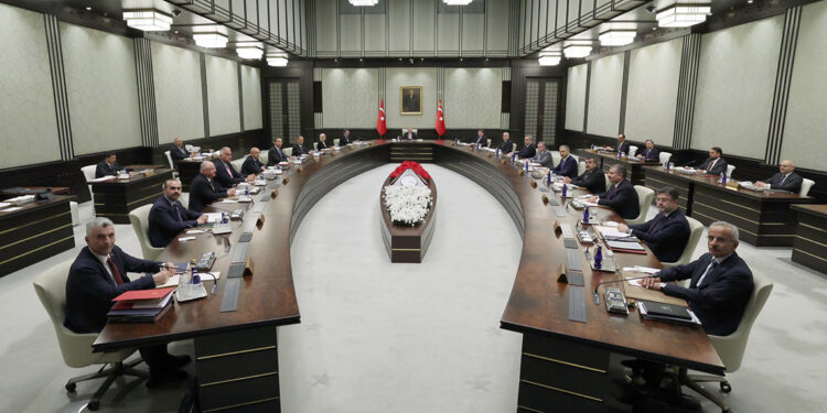 Cumhurbaşkanlığı kabinesi toplandı