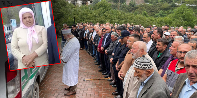 Denizde cesedi bulunan kadın, toprağa verildi