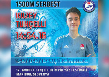 EYOF'ta Kuzey Tunçelli'den altın madalya