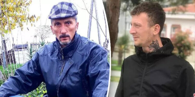 Eşini taciz eden babasını öldürüp evi ateşe verdi