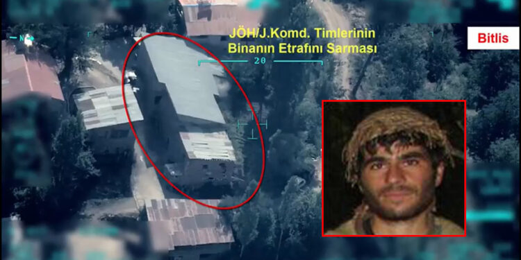 Gri kategoride aranan terörist etkisiz hale getirildi