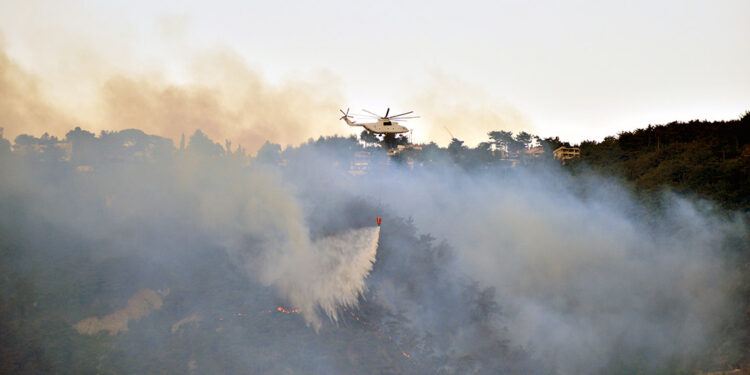 Hatay'daki orman yangını 2'nci gününde