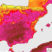 İspanya Meteorolojisi, sıcaklık haritasını yayınladı