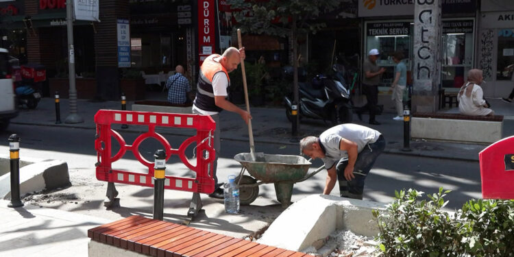 İstanbul Caddesi'ndeki son durum görüntülendi