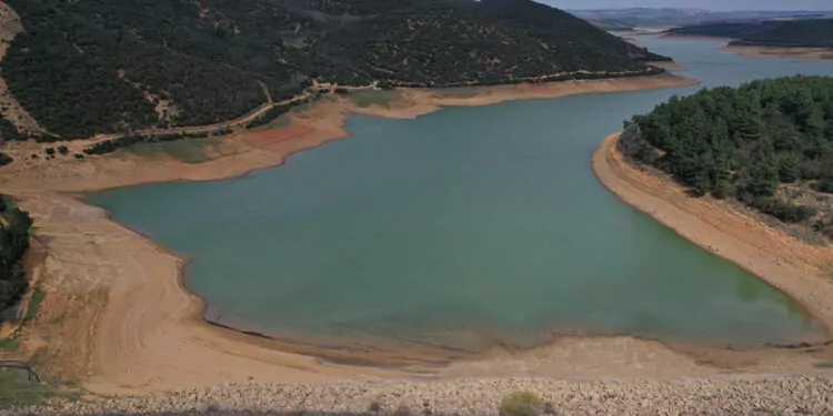 Kadıköy barajı'nda 4 milyon metreküp su kaldı